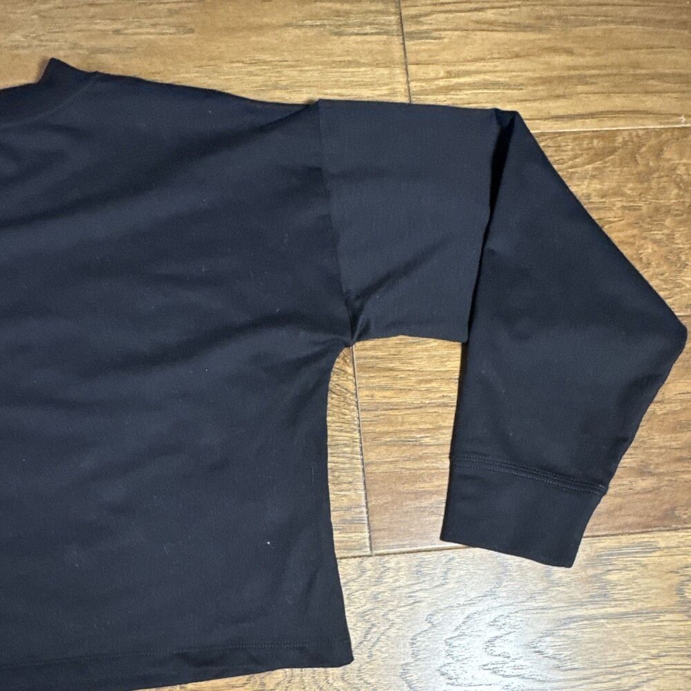 Michael Michael Kors Women's Crewneck Fleece Sweatshirt Silver MK Logo Black M - Picture 12 of 12